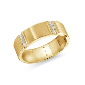 Malo 7mm Diamond Wedding Band in 10K Yellow Gold JMD-658-7Y45