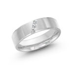 Malo 6mm Diamond Wedding Band in 10K White Gold JMD-985-6W6