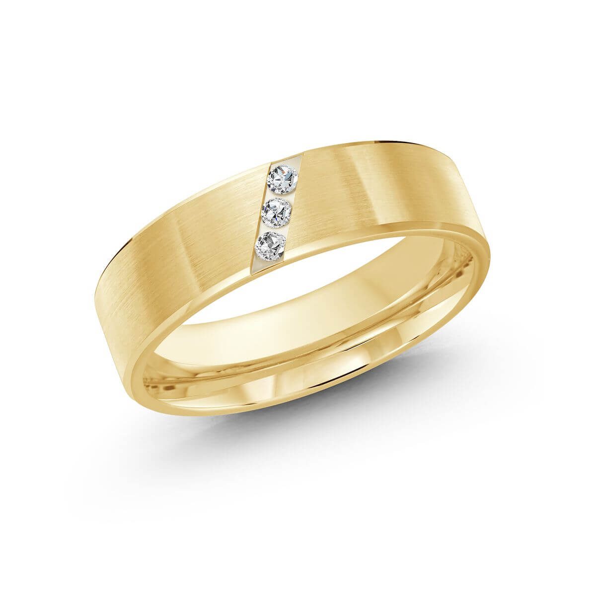Malo 6mm Diamond Wedding Band in 10K Yellow Gold JMD-985-6Y6