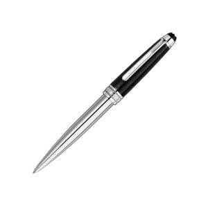 Montblanc Meisterstuck Solitaire Ceramic Black Prisma Ballpoint Pen 103109