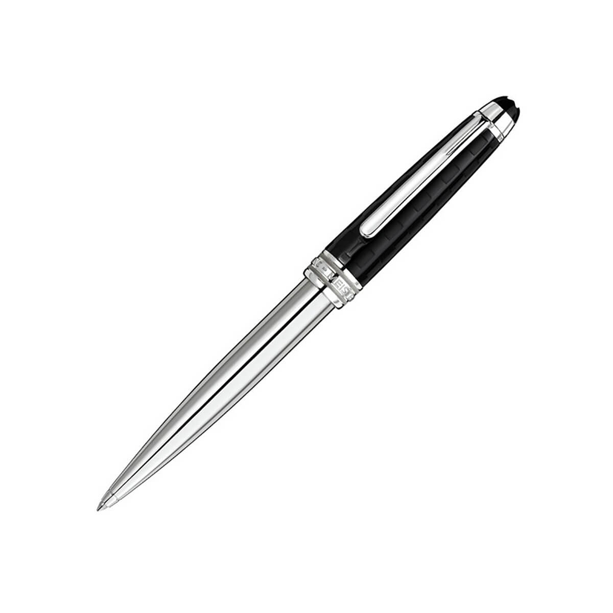 Montblanc Meisterstuck Solitaire Ceramic Black Prisma Ballpoint Pen 103109