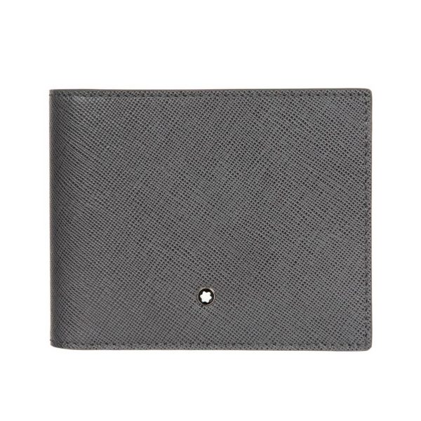 Montblanc Leather Wallet 4cc with Money Clip Small 116329
