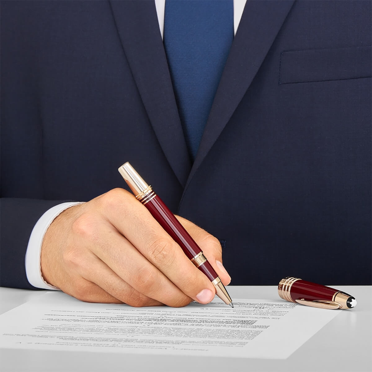 Montblanc John F. Kennedy Special Edition Burgundy Rollerball 118082 4