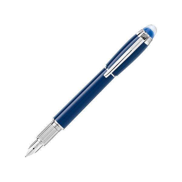 Montblanc StarWalker Blue Planet Precious Resin Fountain Pen 125290