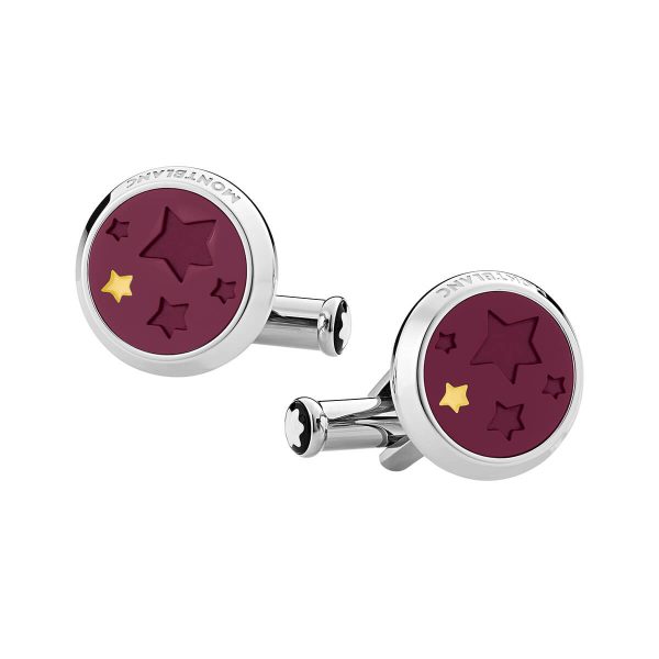 Montblanc Cufflinks Le Petit Prince Y3 Steel Lacquer 126099