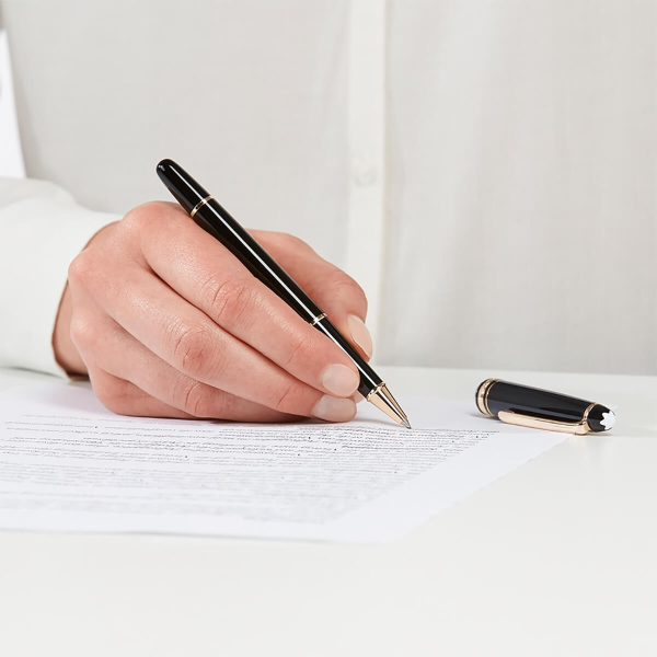 Montblanc Meisterstück Gold-Coated Classique Rollerball MB12890 4