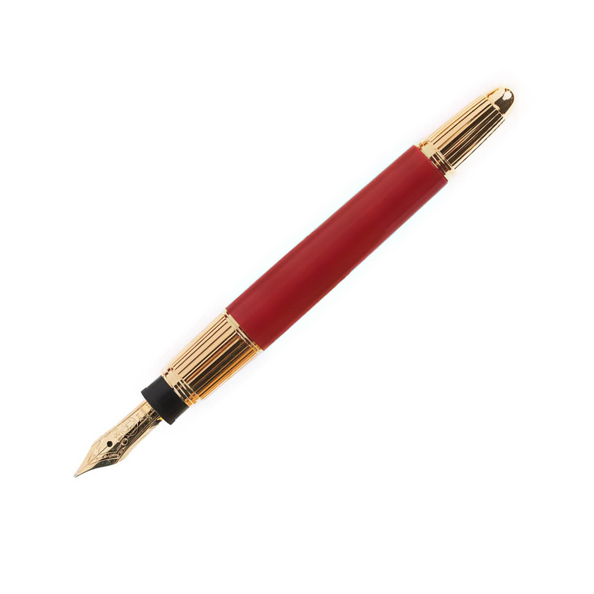 Montblanc Mozart Coral Vermeil Fountain Pen 5856