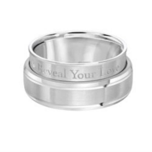 Mardini 7mm Men's Wedding Band in 10K White Gold MRD-059-7WG