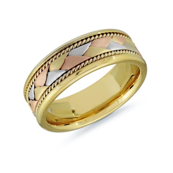 Mardini 8mm Men's Wedding Band in 10K Yellow Gold MRD-060-8YYT