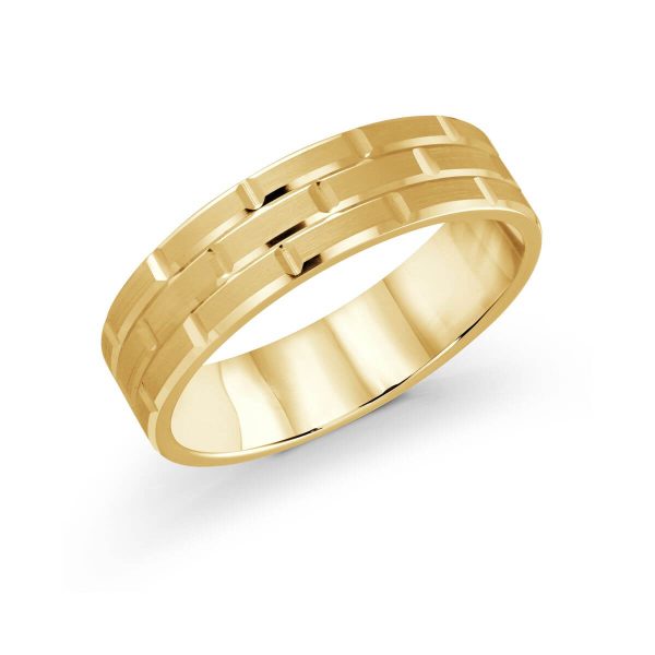 Mardini 6mm Men's Wedding Band in 10K Yellow Gold MRD-476-6Y