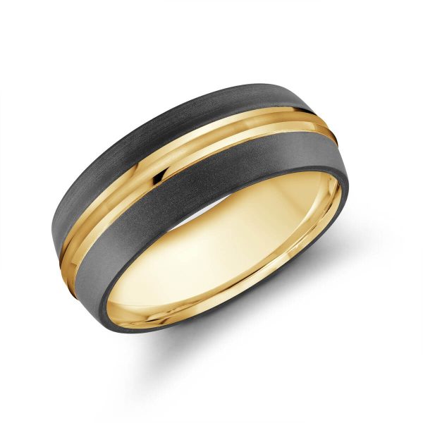 Mardini 8mm Men's Wedding Band in 14K Yellow Gold MRDA-026-8Y