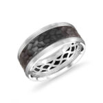 Mardini 9mm Men's Wedding Band in 14K White Gold MRDA-040-9W