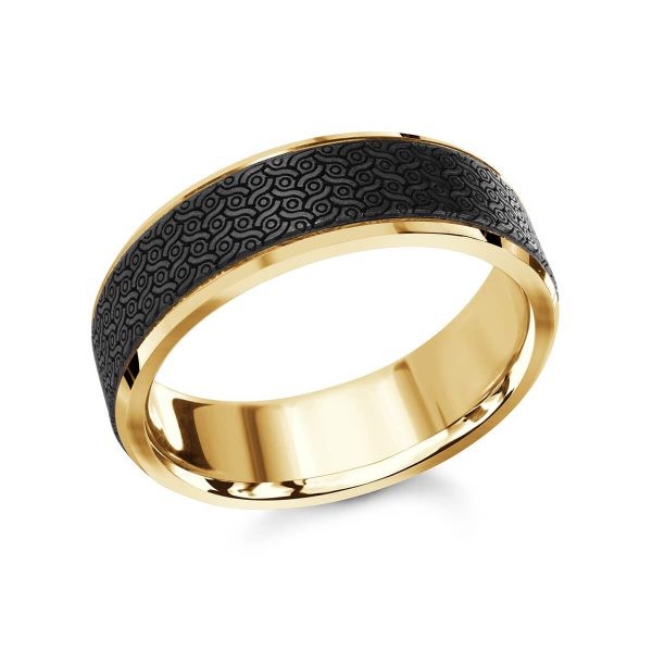Mardini 7mm Men's Wedding Band in 14K Yellow Gold MRDA-041-7Y