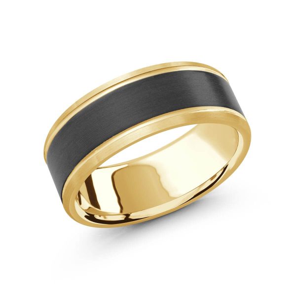Mardini 8mm Men's Wedding Band in 14K Yellow Gold MRDA-072-8Y