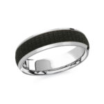 Mardini 6mm Men's Wedding Band in 14K White Gold MRDA-074-6W