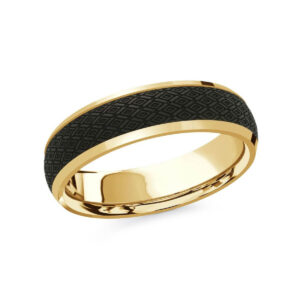 Mardini 6mm Men's Wedding Band in 14K Yellow Gold MRDA-074-6Y