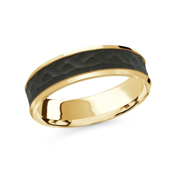 Mardini 6mm Men's Wedding Band in 14K Yellow Gold MRDA-075-6Y