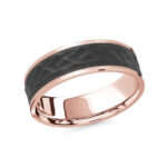 Mardini 7mm Men's Wedding Band in 14K Pink Gold MRDA-076-7P