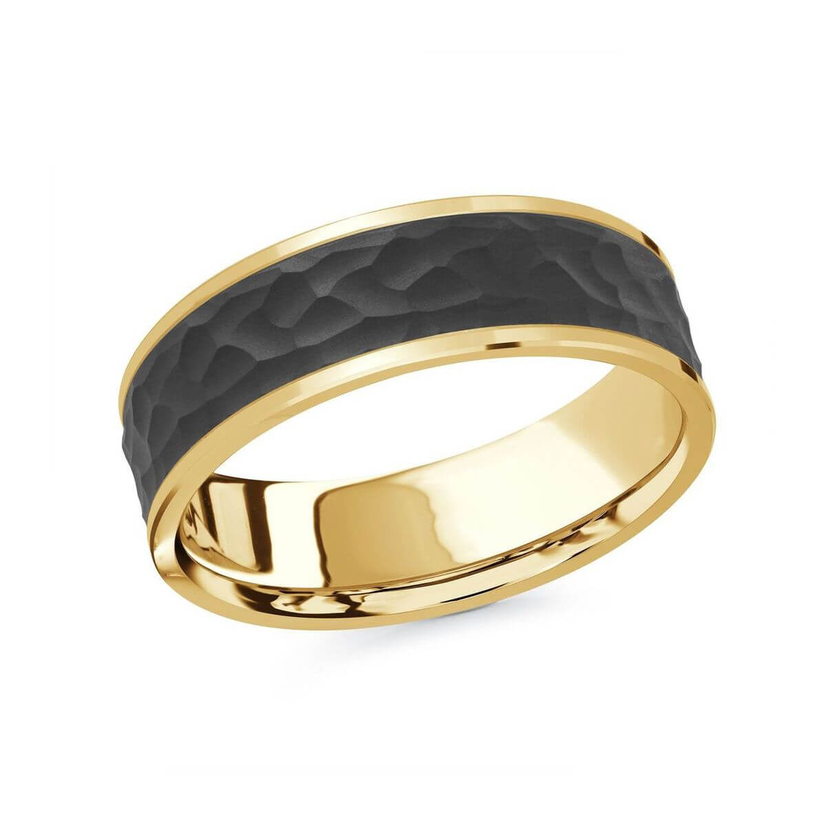 Mardini 7mm Men's Wedding Band in 14K Yellow Gold MRDA-076-7Y