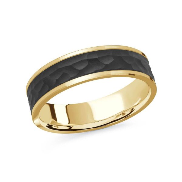 Mardini 6mm Men's Wedding Band in 14K Yellow Gold MRDA-080-6Y