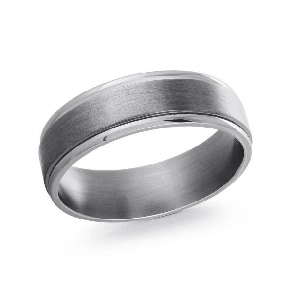 Malo Tantalum 8mm Men's Wedding Band TANT-003-8