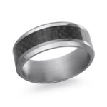 Malo Tantalum 8mm Men's Wedding Band TANT-013-8