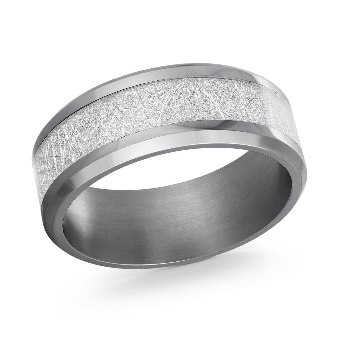Malo Tantalum 8mm Men's Wedding Band TANT-014-8