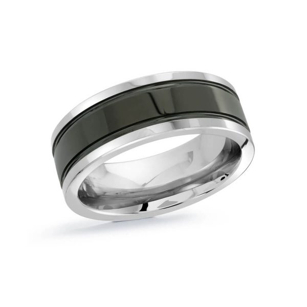 Malo Tungsten 8mm Men's Wedding Band TG-001