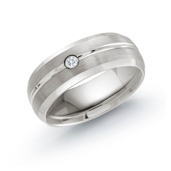 Malo Tungsten 8mm Men's Wedding Band TG-011D