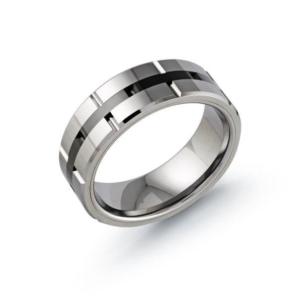 Malo Tungsten 8mm Men's Wedding Band TG-015