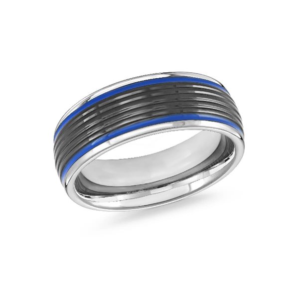 Malo Tungsten 8mm Men's Wedding Band TG-052
