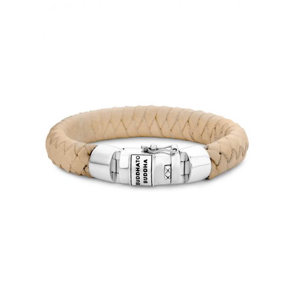 Buddha to Buddha Ben Ivory Leather Bracelet 544IV
