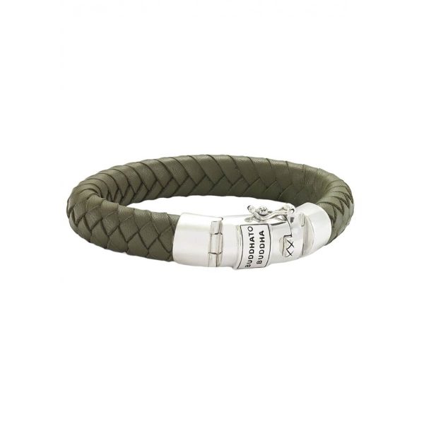 Buddha to Buddha Ben Olive Leather Bracelet 544OL
