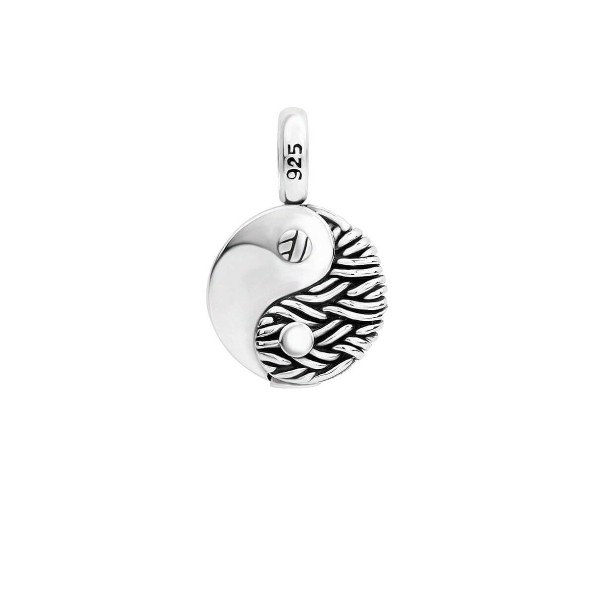 Buddha to Buddha Ying Yang Silver Pendant 673 2