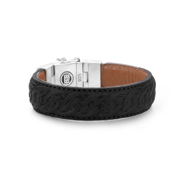 Buddha to Buddha Nathalie Leather Bracelet 829 BL 2