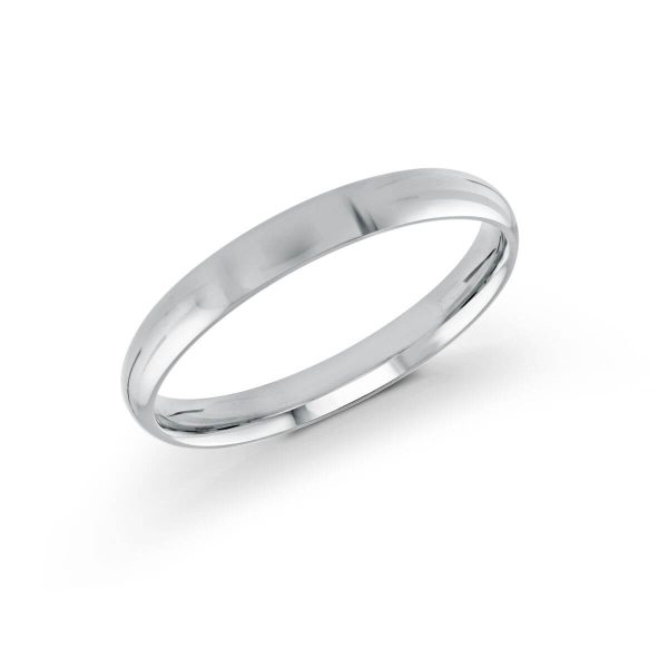 Malo 3mm Women's Wedding Band in 10K White Gold J-100-03WL