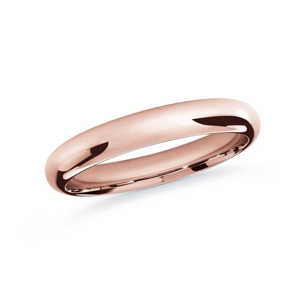 Malo 3mm Women's Wedding Band in 10K Pink Gold J-207-03PL