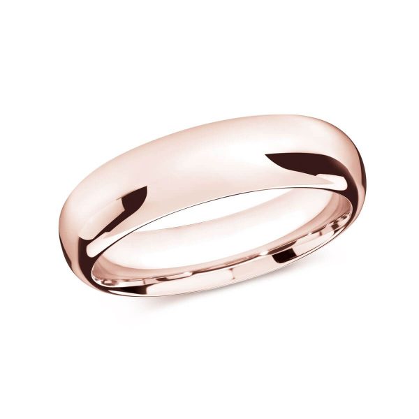 Malo 7mm Women's Wedding Band in 10K Pink Gold J-207-07PL
