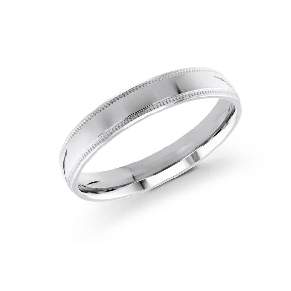 Malo 4mm Women's Wedding Band in 10K White Gold J-209-04WL