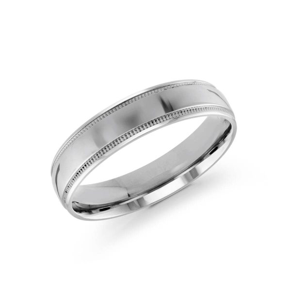 Malo 5mm Women's Wedding Band in 10K White Gold J-209-05WL