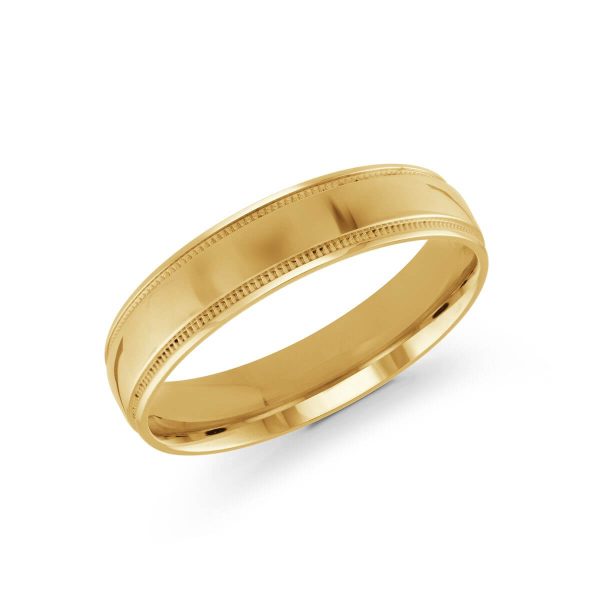 Malo 5mm Men's Wedding Band in 10K Yellow Gold J-209-05YG
