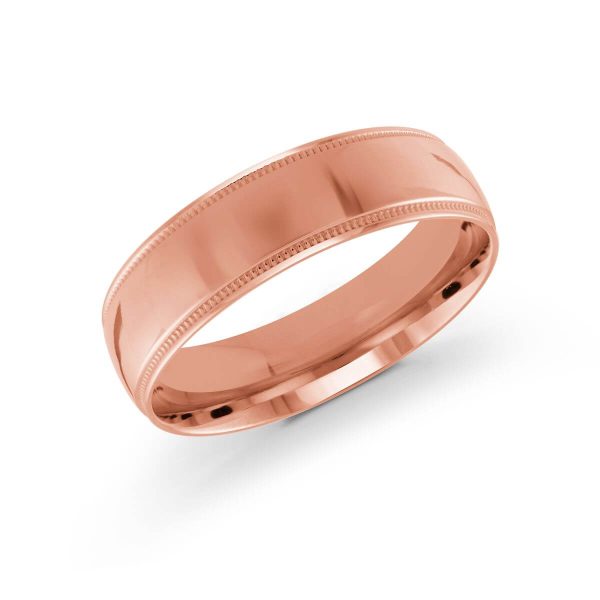 Malo 6mm Women's Wedding Band in 10K Pink Gold J-209-06PL
