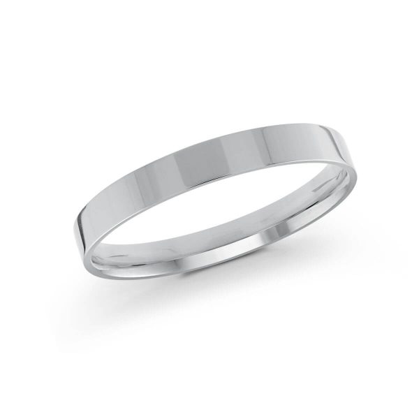 Malo 2mm Men's Wedding Band in 10K White Gold J-213-02WG