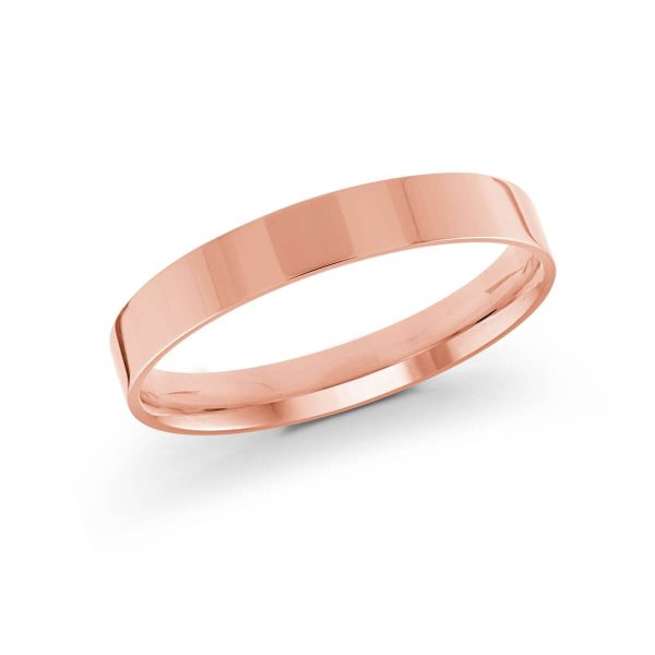 Malo 3mm Women's Wedding Band in 10K Pink Gold J-213-03PL