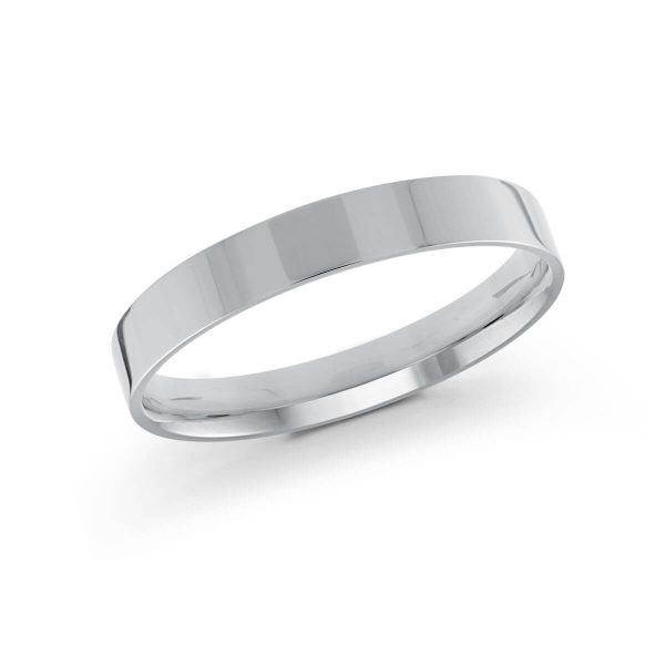 Malo 3mm Men's Wedding Band in 10K White Gold J-213-03WG