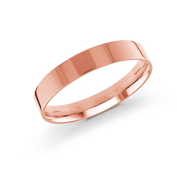 Malo 4mm Men's Wedding Band in 10K Pink Gold J-213-04PG