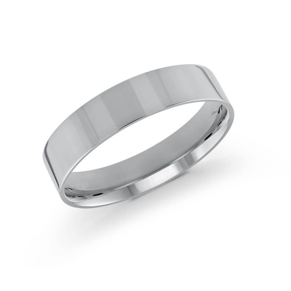 Malo 5mm Men's Wedding Band in 10K White Gold J-213-05WG