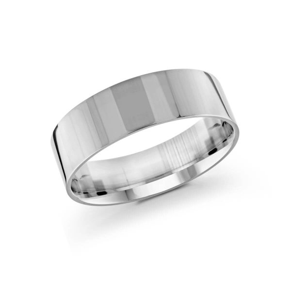 Malo 7mm Women's Wedding Band in 10K White Gold J-213-07WL