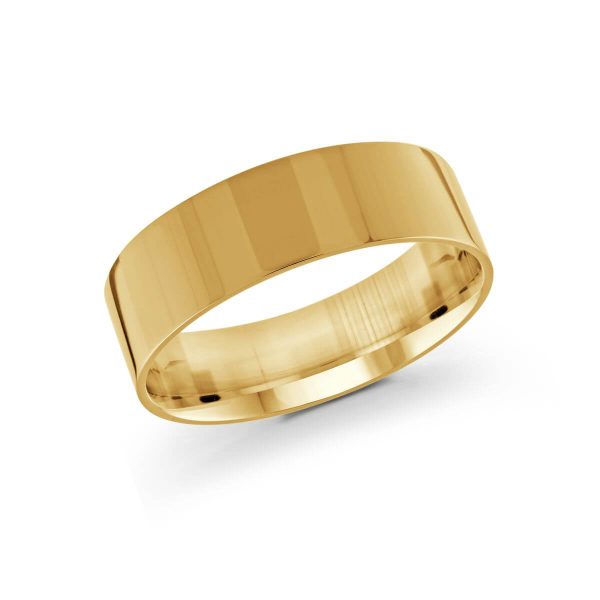 Malo 7mm Men's Wedding Band in 10K Yellow Gold J-213-07YG