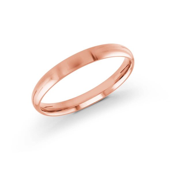 Malo 3mm Women's Wedding Band in 10K Pink Gold J-217-03PL